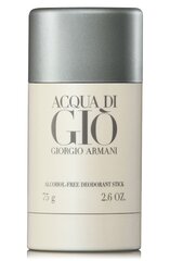 Sausais Dezodorants Giorgio Armani Acqua Di Gio Pour Homme vīriešiem75 ml cena un informācija | Parfimēta vīriešu kosmētika | 220.lv