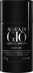 Giorgio Armani Acqua di Gio Profumo дезодорант для мужчин 75 мл цена и информация | Парфюмированная мужская косметика | 220.lv