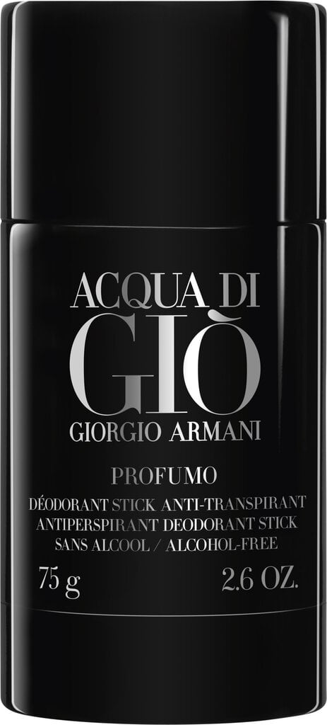 Sausais Dezodorants Giorgio Armani Acqua Di Gio Pour Homme vīriešiem75 ml cena un informācija | Parfimēta vīriešu kosmētika | 220.lv