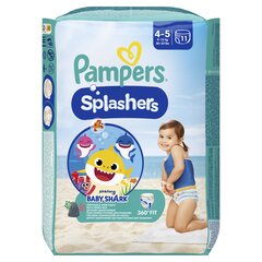 Autiņbiksītes - biksītes PAMPERS Pants Splashers, 4 izmērs 9 - 15 kg, 11 gab. цена и информация | Подгузники | 220.lv