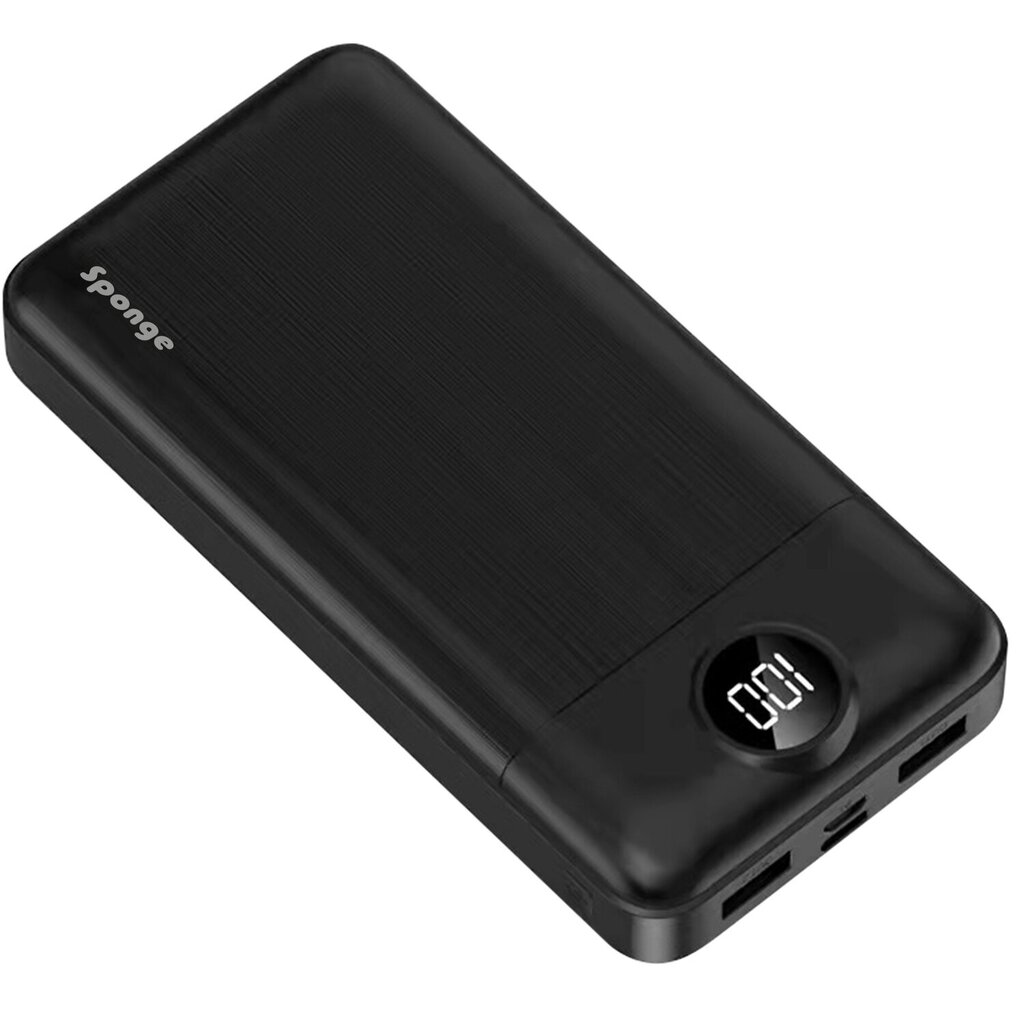 Sponge Energy 20000 Black Power bank cena un informācija | Lādētāji-akumulatori (Power bank) | 220.lv