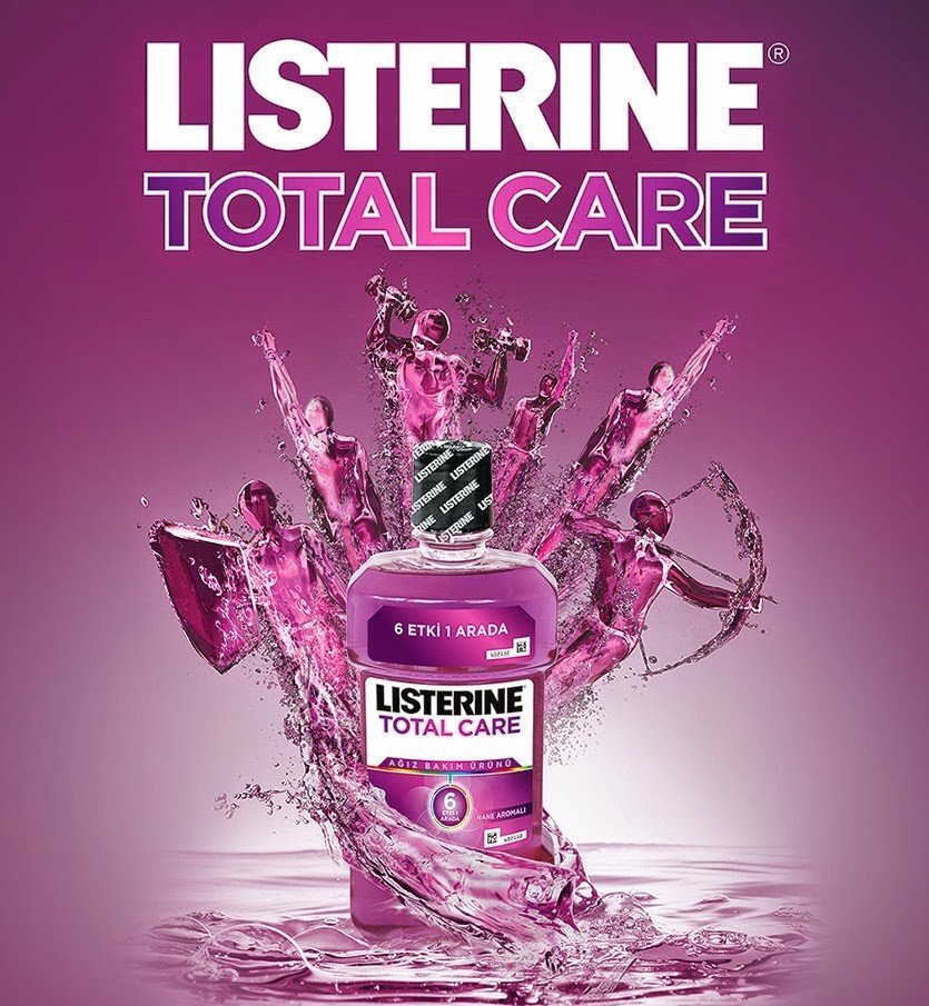Mutes skalojamais līdzeklis Listerine Total Care 500 ml cena un informācija | Zobu pastas, birstes | 220.lv