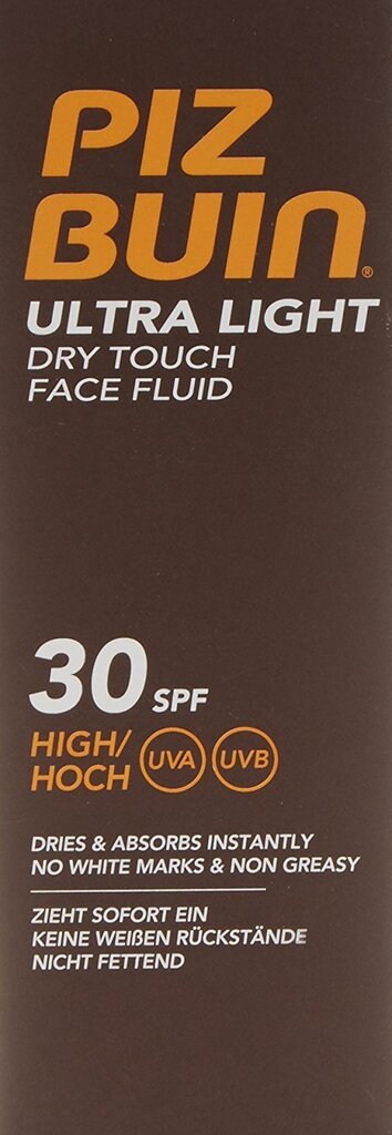 Sauļošanās krēms Ultr Light Dry Touch Piz Buin Spf 30 (50 ml) cena un informācija | Sauļošanās krēmi | 220.lv