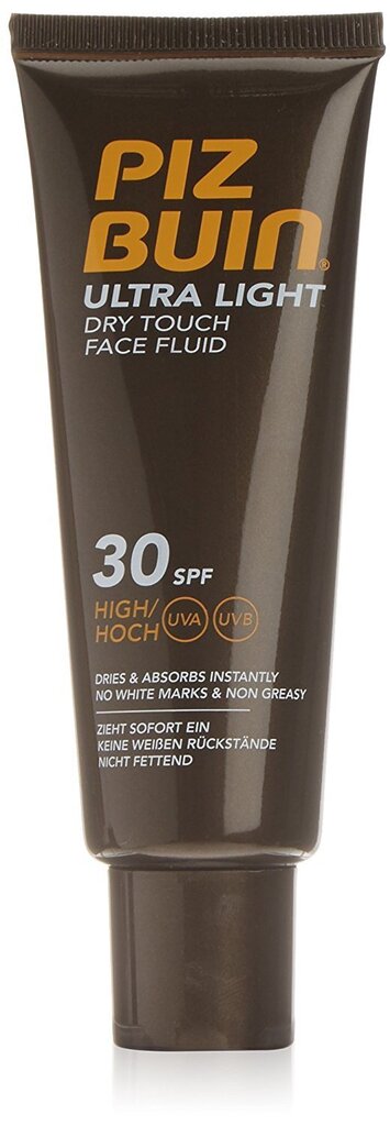 Sauļošanās krēms Ultr Light Dry Touch Piz Buin Spf 30 (50 ml) цена и информация | Sauļošanās krēmi | 220.lv