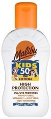 Malibu Kids SPF50 детский солнцезащитный крем 100 мл цена и информация | Кремы от загара | 220.lv