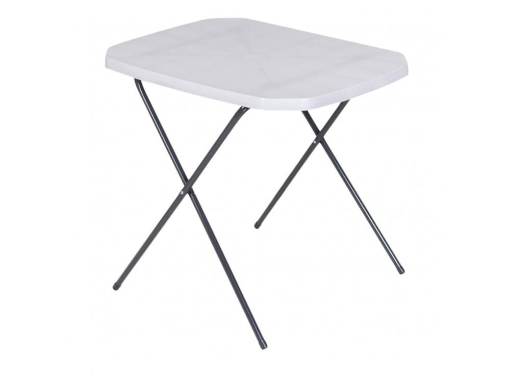 Tūrisma galds Patio 70 x 53 cm, pelēks cena un informācija | Dārza galdi | 220.lv