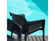 Krēsls Nardi Net Antracite, pelēks cena un informācija | Dārza krēsli | 220.lv