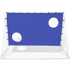 Futbola Vārti ar Tīklu un Tēmēšanas Pārklāju 240 x 92 x 150 cm cena un informācija | Futbola vārti un tīkls | 220.lv