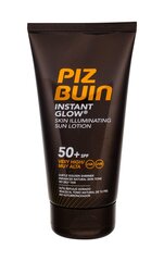 Aizsargājošs losjons Piz Buin Instant Glow SPF 50+ 150 ml cena un informācija | Sauļošanās krēmi | 220.lv