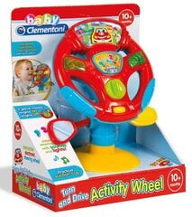 CLEMENTONI bērnu rotaļlietu darbības ritenis, 17241 cena un informācija | Rotaļlietas zīdaiņiem | 220.lv