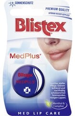 Lūpu balzams Blistex Med Plus 7 ml cena un informācija | Lūpu krāsas, balzāmi, spīdumi, vazelīns | 220.lv