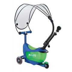 Skrejritenis MICRO Mini2go Deluxe Canopy Crystal, zils cena un informācija | Skrejriteņi | 220.lv