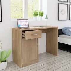 Письменный стол c выдвижным ящиком, 100x40x73 см, дуб цена и информация | Компьютерные, письменные столы | 220.lv