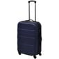 vidaXL trīs koferi ar riteņiem, zilā krāsā цена и информация | Koferi, ceļojumu somas | 220.lv