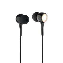 Универсальные In-Ear аудио наушники Hoco M19 Drumbeat 3.5 мм с микрофоном и пультом, черные цена и информация | Наушники | 220.lv