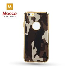 Silikona telefona maciņš Mocco Army Back Case, piemērots Samsung A320 Galaxy A3 (2017) telefonam, brūns цена и информация | Чехлы для телефонов | 220.lv