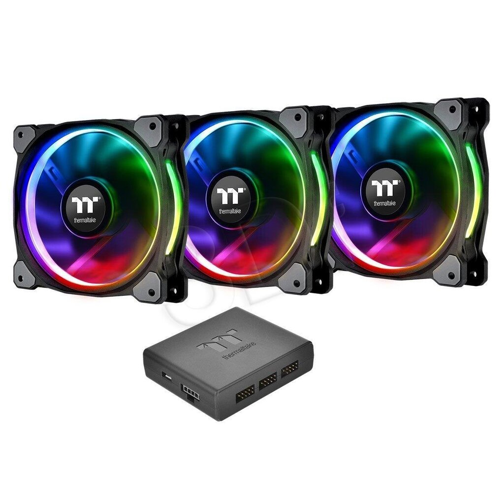 Thermaltake Riing Plus 12 CL-F053-PL12SW-A cena un informācija | Datora ventilatori | 220.lv