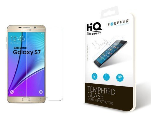 Ekrāna aizsargs Forever GSM017384 Samsung Galaxy S7 cena un informācija | Ekrāna aizsargstikli | 220.lv