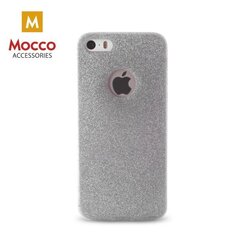 Telefona maciņš Mocco Glitter Ultra Back Case 0.3 mm, piemērots Samsung A310 Galaxy A3 (2016) telefonam, sudrabains cena un informācija | Telefonu vāciņi, maciņi | 220.lv