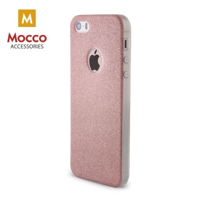 Telefona maciņš Mocco Glitter Ultra Back Case 0.3 mm, piemērots Samsung A310 Galaxy A3 (2016) telefonam, rozā cena un informācija | Telefonu vāciņi, maciņi | 220.lv