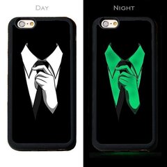 Telefona maciņš Mocco Fashion Case Glow in The Dark Tie, piemērots Samsung N950 Galaxy Note 8 telefonam, melns cena un informācija | Telefonu vāciņi, maciņi | 220.lv