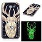 Telefona maciņš Mocco Fashion Case Glow in The Dark Deer, piemērots Samsung J730 Galaxy J7 (2017) telefonam cena un informācija | Telefonu vāciņi, maciņi | 220.lv