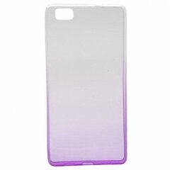 Telefona maciņš Mocco Gradient Back Case, piemērots Samsung G955 Galaxy S8 Plus telefonam, caurspīdīgs-violets cena un informācija | Telefonu vāciņi, maciņi | 220.lv