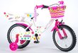 Bērnu velosipēds Volare Ashley, 14", balts/rozā цена и информация | Velosipēdi | 220.lv
