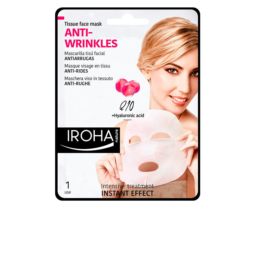 Pretgrumbu maska Tissue Face Mask Set Iroha cena un informācija | Sejas maskas, acu maskas | 220.lv