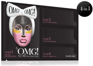 Sejas kopšanas komplekts OMG! 4 in 1 Kit Zone System Mask Omg-Zmask цена и информация | Маски для лица, патчи для глаз | 220.lv