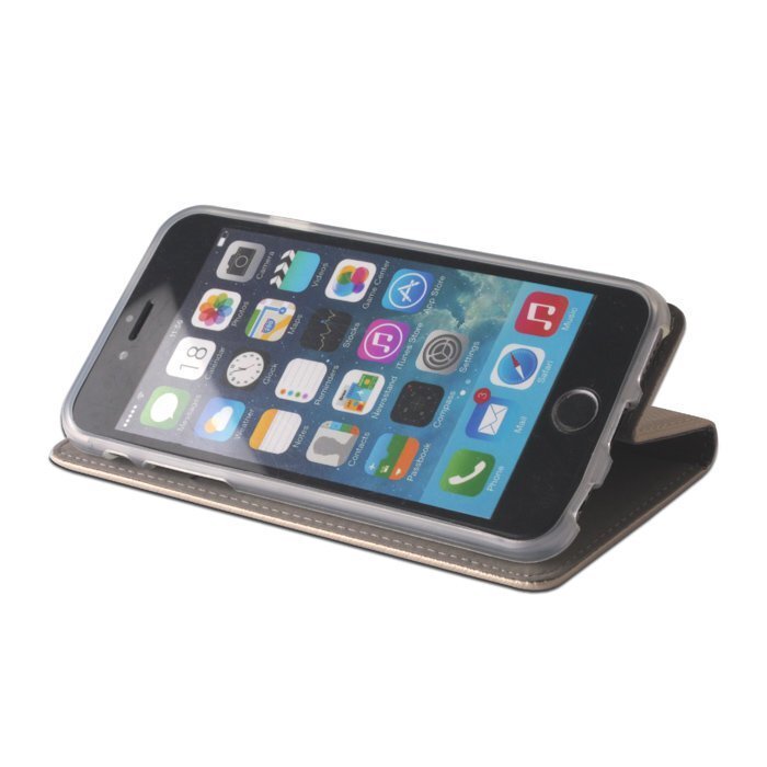 Smart Magnet case for iPhone 7 Plus gold / iPhone 8 Plus цена и информация | Telefonu vāciņi, maciņi | 220.lv
