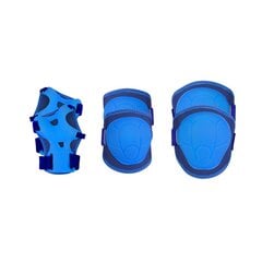 Комплект безопасности для детей Spokey Buffer, синий цена и информация | Tempish TAKY комплект защиты коленей, локтей и запястий, черный размер S | 220.lv