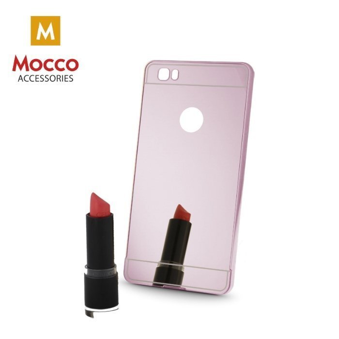 Aizsargvāciņš Mocco Mirror Silicone Back Case With Mirror, piemērots Xiaomi Redmi Note 3 telefonam, rozā cena un informācija | Telefonu vāciņi, maciņi | 220.lv