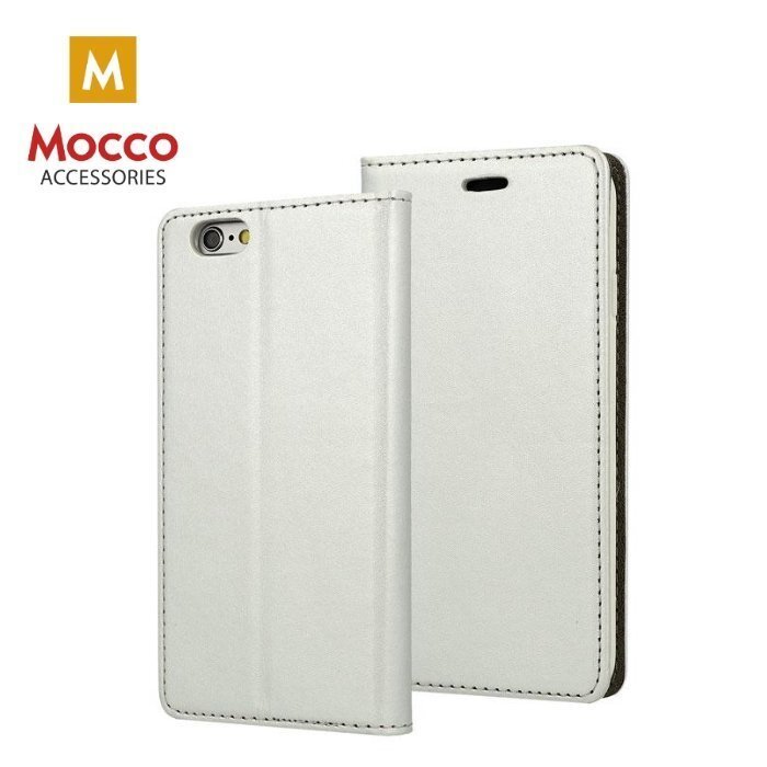 Telefona maciņš Mocco Smart Modus Book Case, piemērots Samsung J730 Galaxy J7 (2017) telefonam, sudrabains цена и информация | Telefonu vāciņi, maciņi | 220.lv