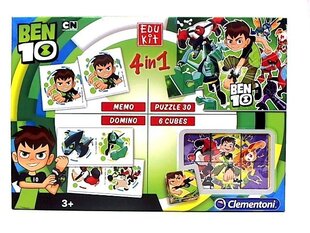 Izglītības spēļu komplekts 4in1 Clementoni (Ben 10) цена и информация | Настольные игры, головоломки | 220.lv