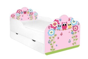 Детская кровать с матрасом и ящиком для постельного белья POLA 54, 140x70 см цена и информация | Детские кровати | 220.lv