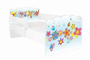 Кровать с матрасом и съемной защитой ALEX 26, 140x70 см цена и информация | Детские кровати | 220.lv