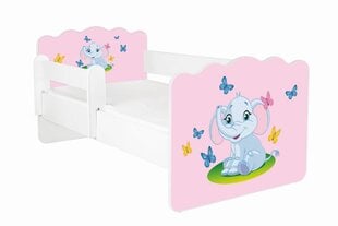 Кровать с матрасом и съемной защитой ALEX 39, 140x70 см цена и информация | Детские кровати | 220.lv
