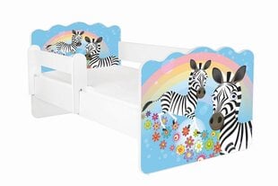 Кровать с матрасом и съемной защитой ALEX 47, 140x70 см цена и информация | Детские кровати | 220.lv