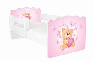 Gulta ar matraci un noņemamu aizsargmalu ALEX 23, 160x80 cm cena un informācija | Bērnu gultas | 220.lv