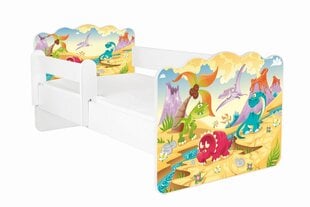 Gulta ar matraci un noņemamu aizsargmalu ALEX 32, 160x80 cm cena un informācija | Bērnu gultas | 220.lv