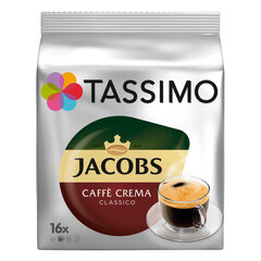 Kafijas kapsulas Tassimo Jacobs Caffe Crema Classico cena un informācija | Kafija, kakao | 220.lv