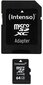 [DUPLICATE 30710216] Atminas karte Intenso - Micro SDXC 64GB Class10 + Adapteris цена и информация | Atmiņas kartes mobilajiem telefoniem | 220.lv