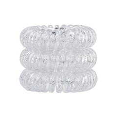 Invisibobble Invisibobble 3 pieces - Rubber Band Hair Sparkling Clear cena un informācija | Matu aksesuāri | 220.lv