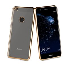 Huawei P8 Lite (2017) cover Coque Bling by Muvit Gold cena un informācija | Telefonu vāciņi, maciņi | 220.lv