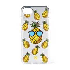 Apple iPhone 6 / 6S / 7 чехол Teen Pineapple By Celly Transparent цена и информация | Чехлы для телефонов | 220.lv