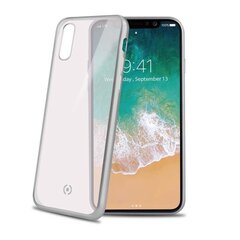 Celly Laser maciņš, piemērots Apple iPhone X, sudraba cena un informācija | Telefonu vāciņi, maciņi | 220.lv