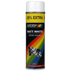 Balt matēta krāsa Motip, 500 ml cena un informācija | Auto ķīmija | 220.lv