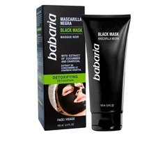 Черная маска Detoxifyng Babaria: Емкость - 100 ml цена и информация | Маски для лица, патчи для глаз | 220.lv
