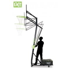 Мобильная баскетбольная стойка с пружинным кольцом Exit Galaxy цена и информация | EXIT Баскетбол | 220.lv